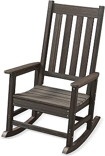 Aquil 350 livres grande chaise à bascule en pe résistante aux intempéries avec dossier haut pour jardin, porche, foyer, jardin et intérieur par aquile (marron foncé). Explorez un monde de bonnes affaires sur Diaytar Sénégal