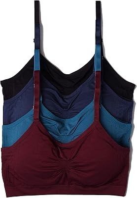 Lot de 4 doublures amovibles en nylon et élasthanne kalon