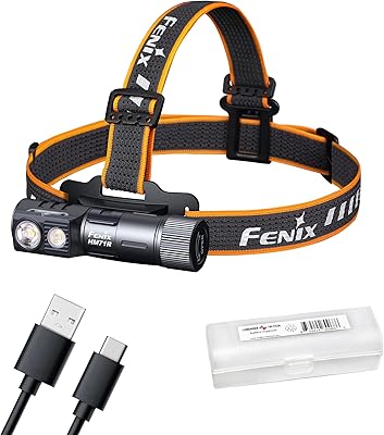 Fenix ​​​​hm71r lampe frontale ultra lumineuse 2700 lumens rechargeable usb type c projecteur