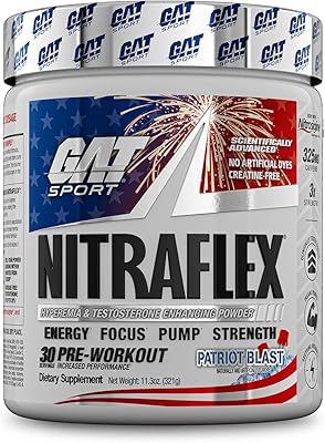 Gat sport nitraflex pre-workout freedom pop - 30 portions