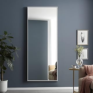 Miroir pleine longueur newtype suspendu ou appuyé au mur grand miroir rectangulaire