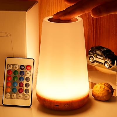 Lampe tactile bella flor lampe de table portable à contrôle par capteur