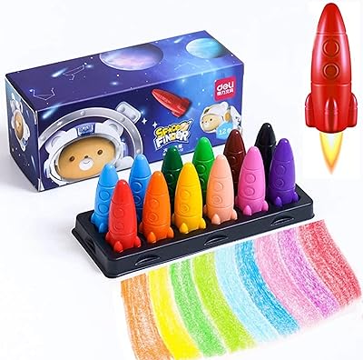 Making tech 12 couleurs stylos de coloriage fusée spatiale non toxiques pour enfants. Diaytar : Où chaque achat est une victoire pour votre budget