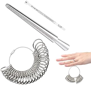 Ensemble d'outils de mesure de bague, ensemble d'outils de mesure de bijoux, jauge