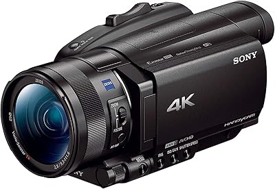 Caméra sony fdr ax700 4k hdr avec capteur d'image cmos exmor rs, noir