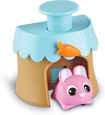 Critters poppers dash the bunny stem jouet pour animaux de compagnie