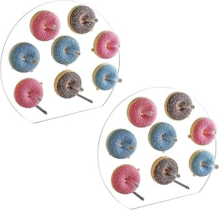 Présentoir mural en acrylique, support à beignets, paquet de 2 présentoirs de table