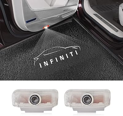 2 pièces led projecteur de logo de porte de voiture ombre fantôme lumières