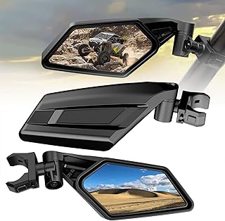 Rétroviseurs latéraux esploratori utv pour barre à rouleaux sxs rzr de 15