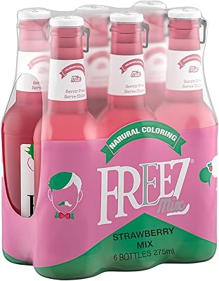 Boisson froide aromatisée au soda gazeux sans alcool freeze strawberry mix 275 ml