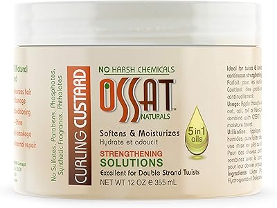 Osat 5 in 1 custard for oil treatment huile d'olive beurre de karité