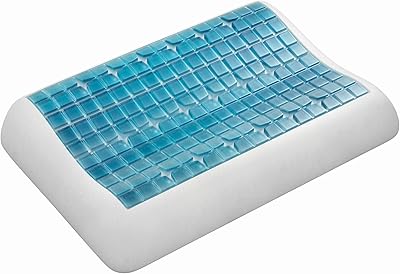 Oreiller de lit anatomique technogel pour soulager la pression gel rafraîchissant et oreiller