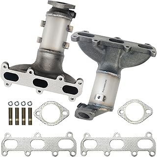 Convertisseur catalytique gauche et droit pulcherflow compatible avec hyundai santa fe 2007 2008