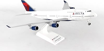 Kit de construction de maquette d'avion darwin skymarks delta 747-400 avec engrenage, échelle