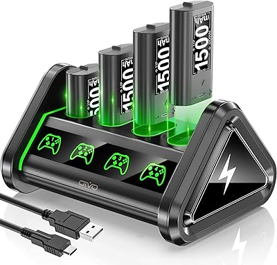 Batteries rechargeables avec chargeur pour xbox series