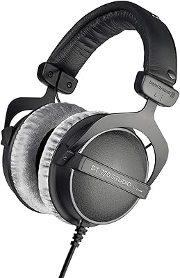 Casque supra-auriculaire beer dynamic studio dt 770 pro, dos fermé, conception professionnelle