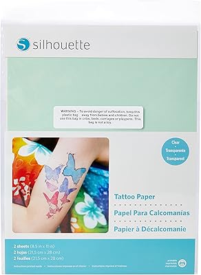 Papier de tatouage silhouette america tito temp 85" x 279" basic