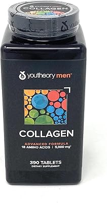 Formule avancée de collagène pour hommes nutheory par nutrawise corporation, blanc, 390 unités