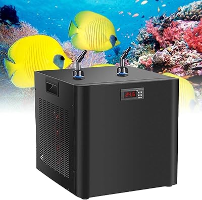 Refroidisseur d'eau d'aquarium refroidisseur 160l-300l-500l machine de refroidissement aquaponique système par eau
