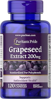 Capsules d'extrait de pépins de raisin puritan's pride 200 mg, 120 gélules. L'expérience e-commerce réinventée par Diaytar au Sénégal