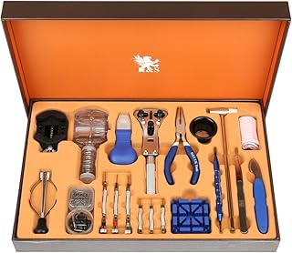 155 pièces kit d'outils de réparation de montre outil de retrait d'ajusteur