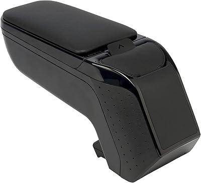 Accoudoir rati pour toyota yaris 2014 de couleur noire avec rangement et espace