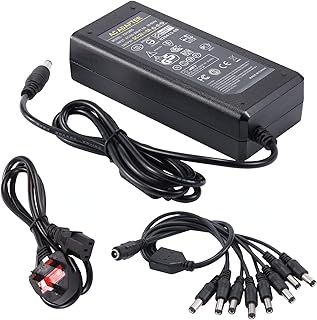 Adaptateur d'alimentation 12v 5a - chargeur coolm uk 12v 60w avec câble répartiteur