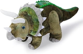 Jouet en peluche dinosaure, jouet en peluche triceratops, oreiller câlin moelleux en velours