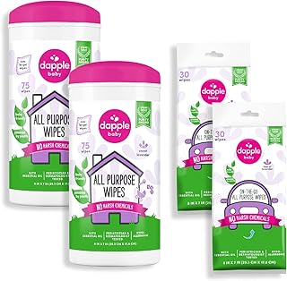 Lingettes tout usage double baby touche de lavande paquet de 75