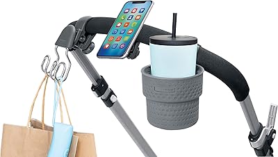 Ensemble d'accessoires pour poussette skip hop pour marcher et se connecter gris