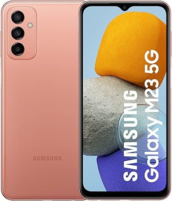 Téléphone portable samsung galaxy m23 5g sans sim, système android, 4 go
