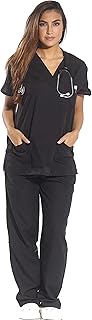 Ensemble de vêtements médicaux à six poches just love pour femme