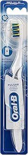Brosse à dents manuelle blanchissante oral-b 3d white avec batterie, couleurs assorties