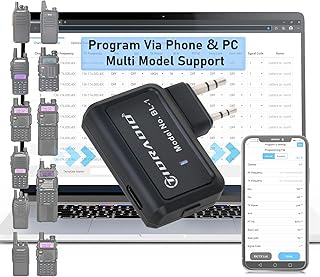 Kit de programmation de talkie-walkie tedradio pour téléphone et application pc pour adaptateur