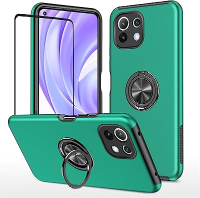 Coque pour xiaomi mi 11t avec protecteur d'écran housse de protection douce au