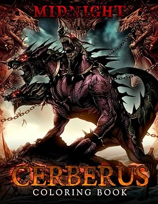 Livre de coloriage cerbère de minuit : superbes pages à colorier