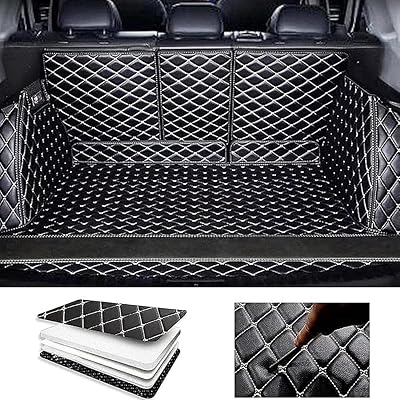 Tapis en cuir à couverture complète pour mitsubishi outlander (7 sièges) 2019-2023, spécialement