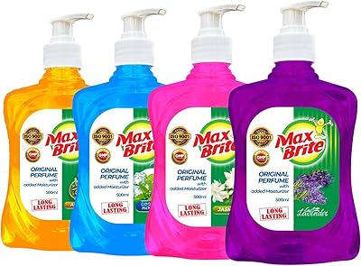 Lavage liquide pour les mains max brite - parfum original avec hydratant ajouté