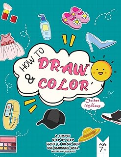 Comment dessiner et colorier des vêtements et du maquillage : de superbes cadeaux