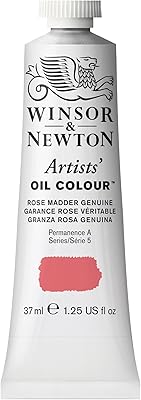 Peinture à l'huile pour artistes winser & newton en tube de 37 ml