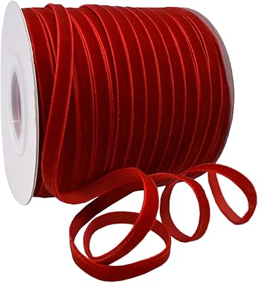 Ruban viviana en velours murex, 3/8" x 50 m, noir, 1689.09/50-030