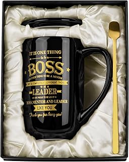 Tasse à café boss gifts pour hommes et femmes cadeaux d'adieu uniques au