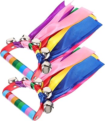 2 pièces jouets musicaux tambourin pour enfants instrument de rythme