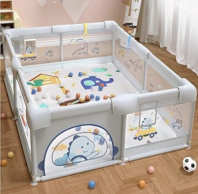 Parc pour bébé ledin 150 cm x 180 cm x 65 cm