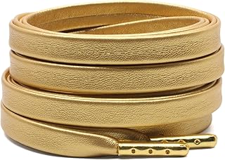 Lacets plats en cuir pu : imperméables pour baskets paire de 2