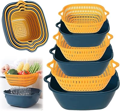 Passoire de vidange alimentaire mosicle, meilleur ensemble d'accessoires de cuisine pour fruits, légumes