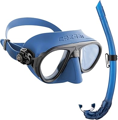 Masque d'apnée et de snorkeling cressi avec système anti-buée masque compact