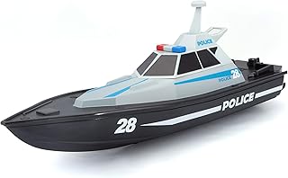 Power spylauern m82196 tech r/c polizeiboot : ferngesteuertes spielzeugboot in polizei-look, 35 m