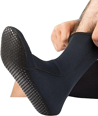 Chaussettes en néoprène, chaussettes de plage de 3 mm pour la plongée, la pêche,