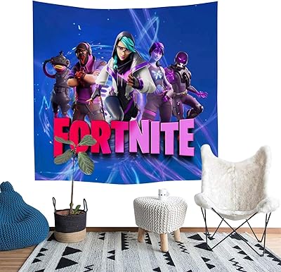 Epic games fortnite tapisserie murale à suspendre fournitures de fête chambre